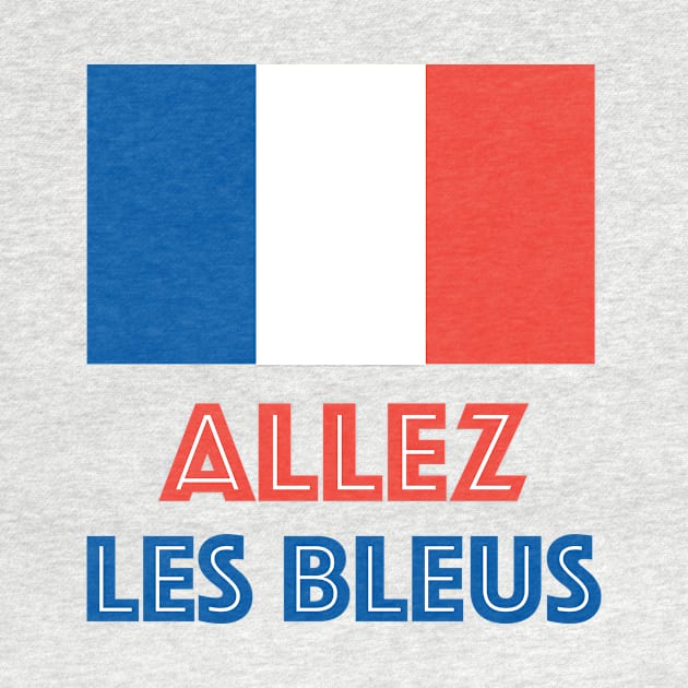 Allez Les Bleus French Sports Fan by AntiqueImages